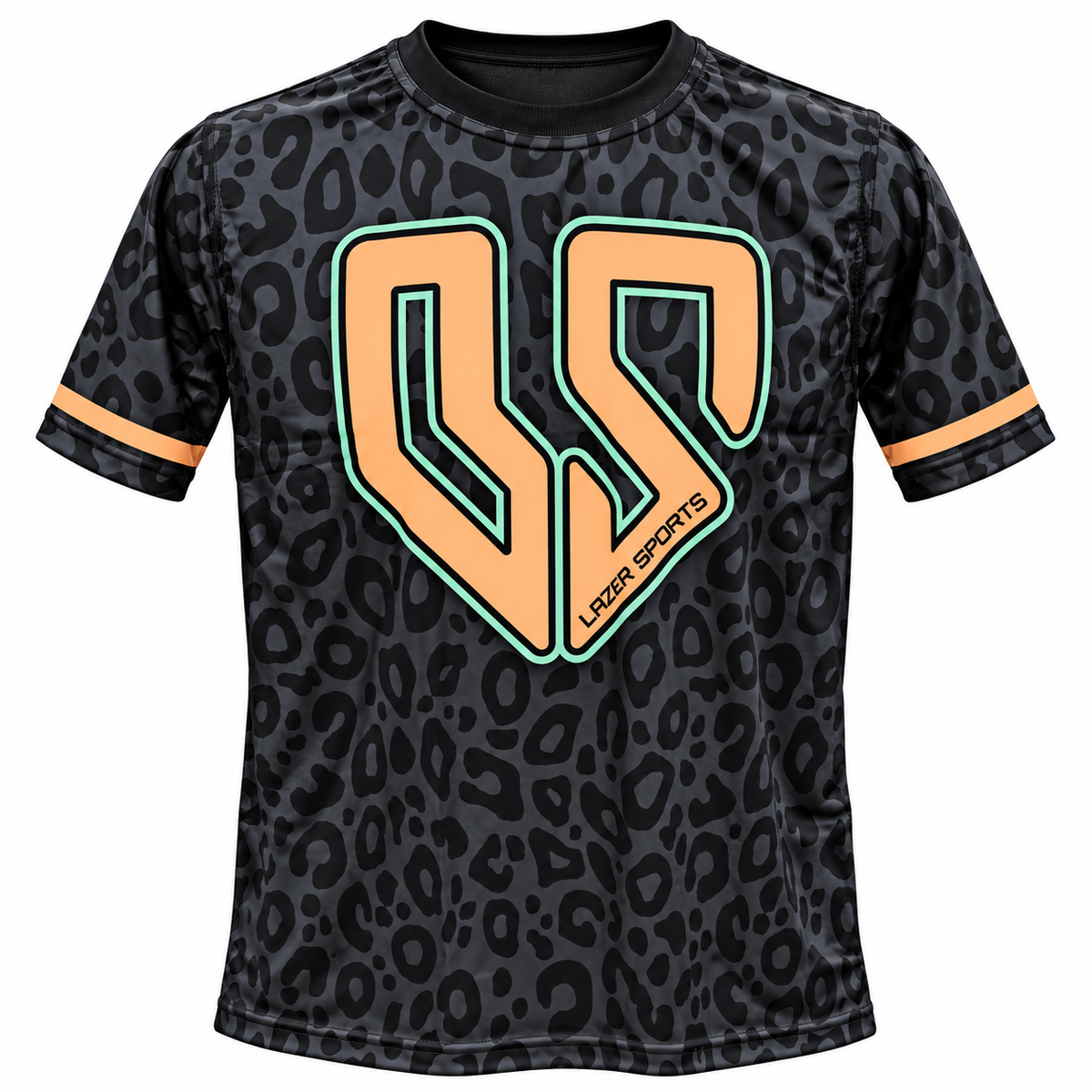 Cheetah peach/mint
