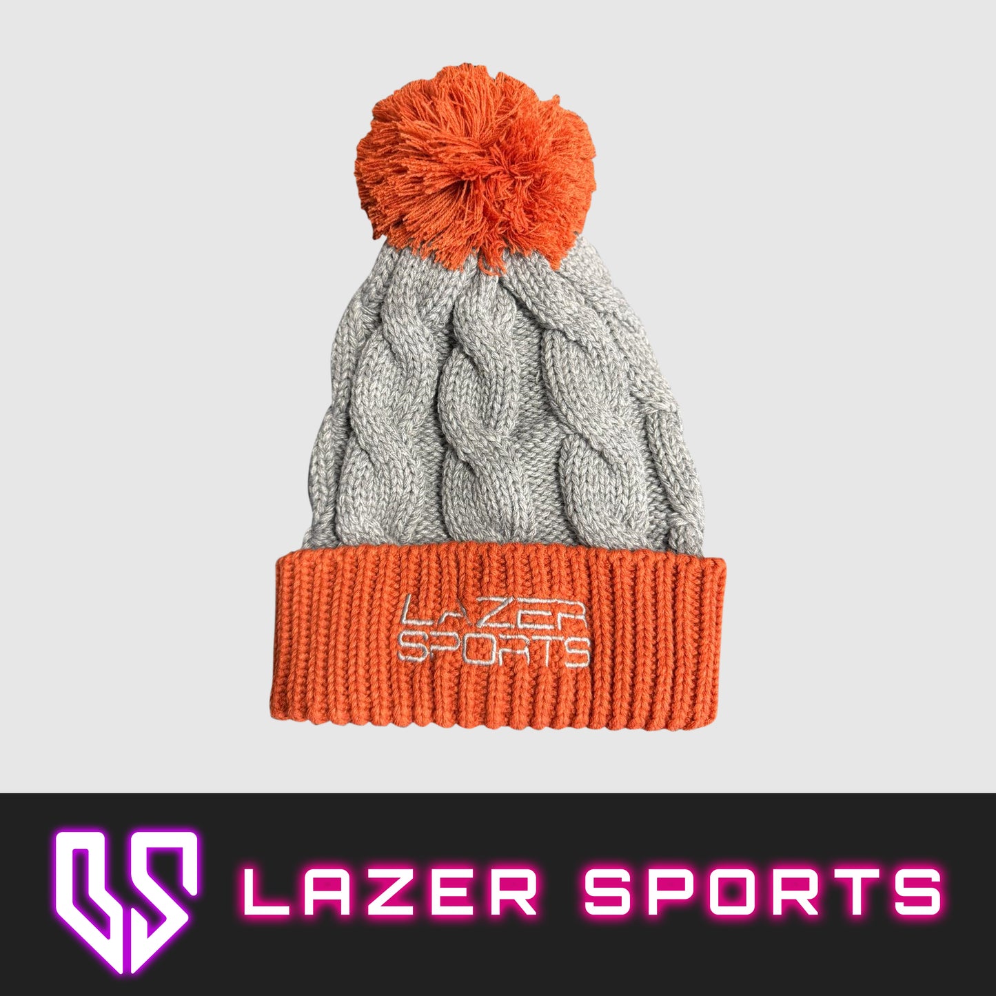 Cable Knit Pom Beanies