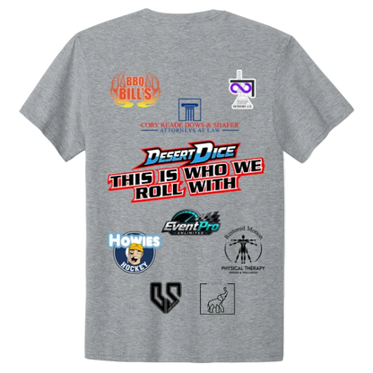 Desert Dice Jerzees Ultimate Sponsor T-Shirt